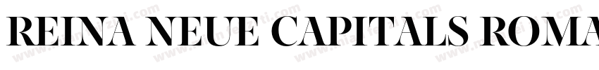 Reina Neue Capitals Roman字体转换